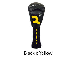 HEAD COVER Black x Yellow